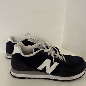 New Balance 411 Navy and White Athletic Shoes